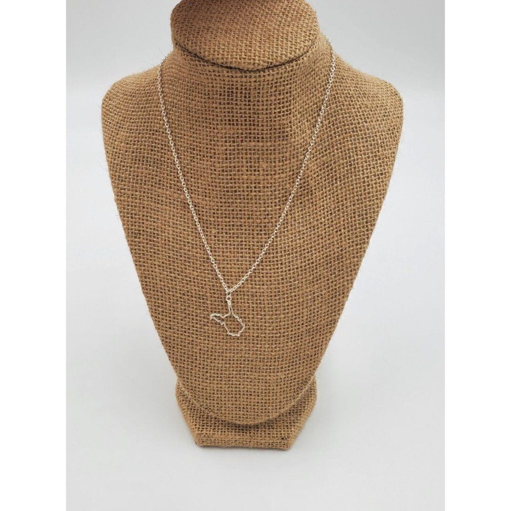 Alma Mater College West Virginia Necklace Silver Tone